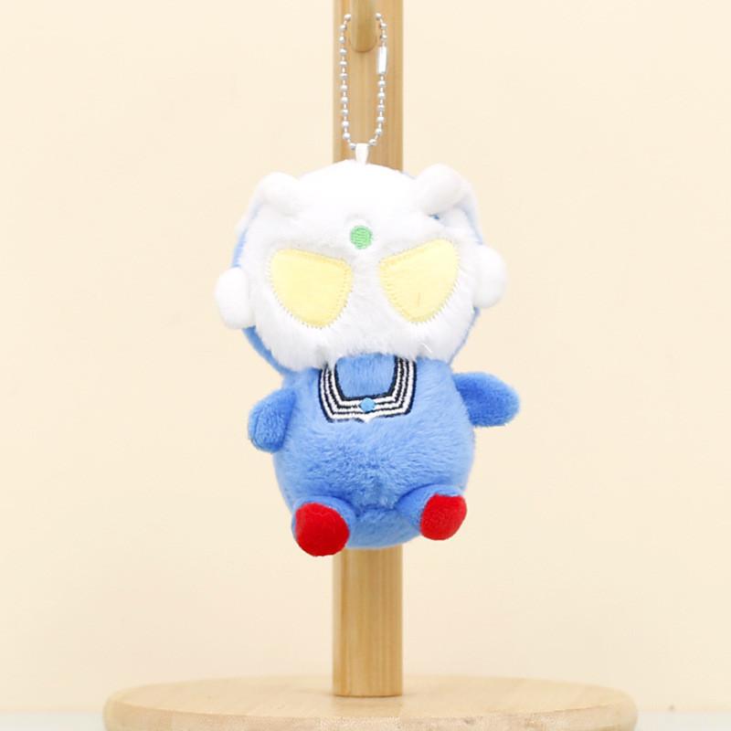Adorable Ultraman Plush Toy Keychain Collectible Soft Pp Cotton Small Doll Wholesale