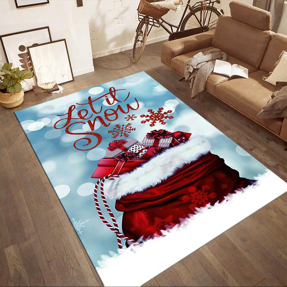 Christmas 369 Carpet Perfect for Kitchen Game Room Living Rooms Entryway Antislip Carpet Anime Office Decor Perfect Birthday/Christmas Gift Idea
