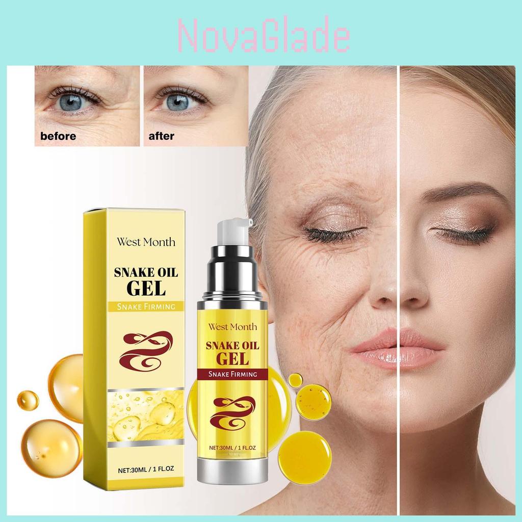 West Month Snake Oil Essence Hydrating Brightening Anti-aging Serum For Skin Radiance