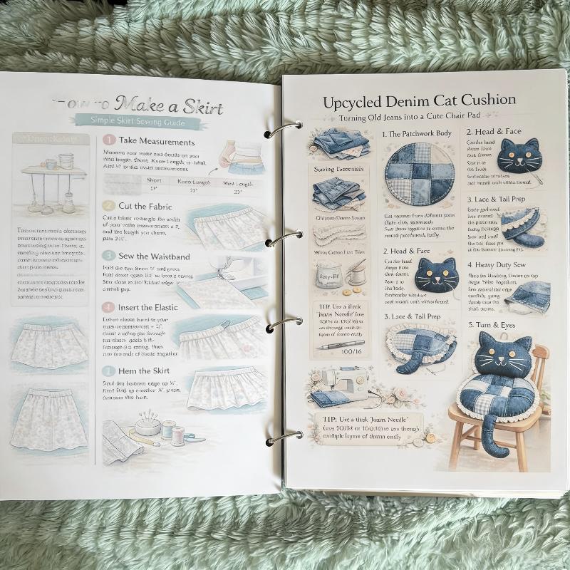 Sewing Notes Book,Sewing Made Simple: 1000+ Free Sewing Notes & Easy Patterns For Beginners