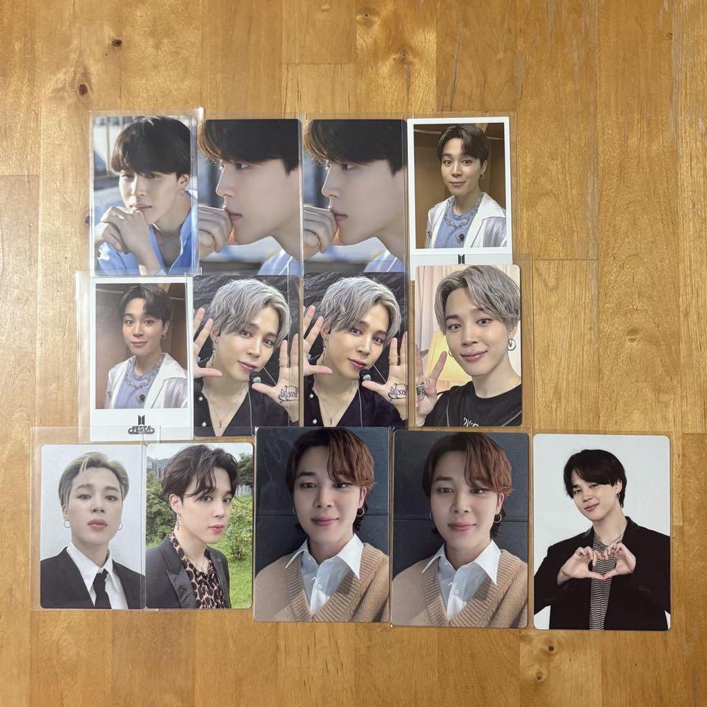 [USED] BTS Jimin Trading Card Mini Photo Set of 50