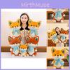 Soft Stuffed Fox Animal Plushie With Durable Fabric For Kids Gift Idea