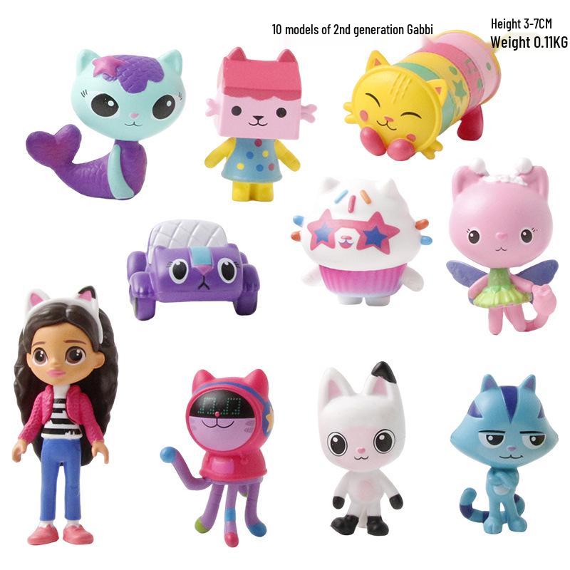 

Gabby s Dollhouse Figurines: Gashapon Car Decor & Micro Landscape Ornaments