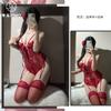 New Sexy Lace Lingerie Perspective Waist Onesie Cross Strap Hot Seduction Women