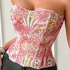 Shapers Lace Fishbone Shapewear Slim Fit Lace-up Corset Spicy Girl Style Underwear for Women  Beach
