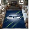 Tappeto in Velluto Cristallo Seattle Seahawks Morbido Anti?Tappetino Antiscivolo Comodo per Casa Soggiorno Camera da Letto Tappeto Decorativo