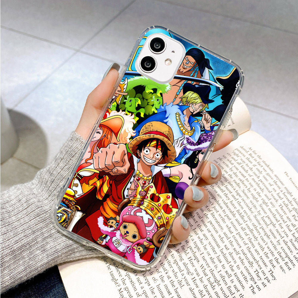 Case for Samsung A04 A14 A23 A34 A54 M23 M33 M52 M53 Realme 10 9 C30S C35 C55 VIVO Y02S Y21 Y51 X80 Pro Transparent Cover WI58 One Piece Member