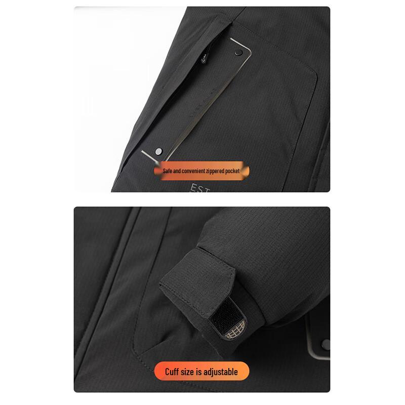 FIRS Men's Hooded Winter Cotton Padded Jacket