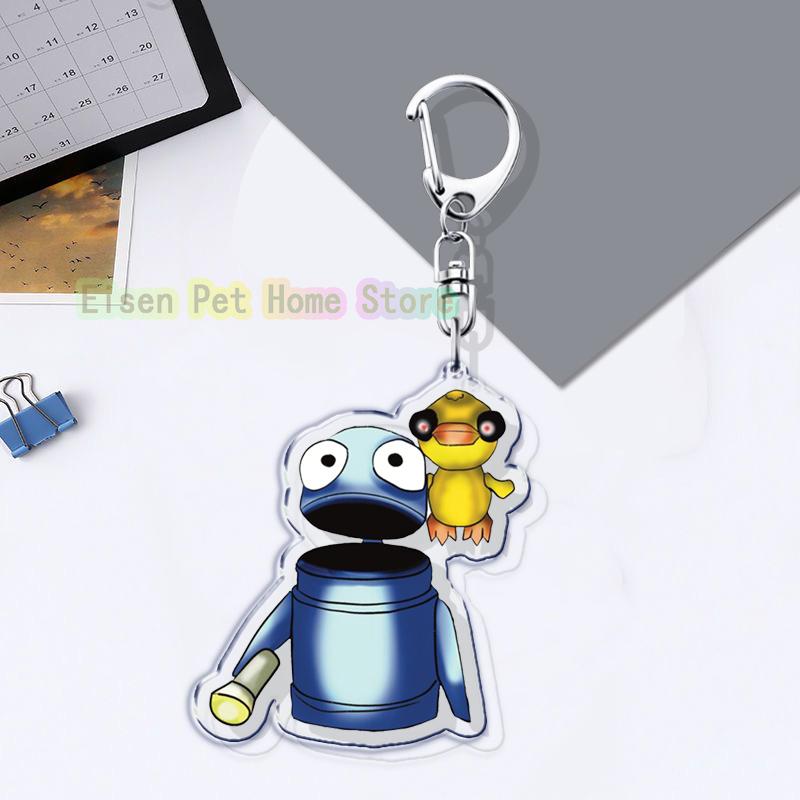Funny Horrible Game R.E.P.O Keyrings for Accessories Bag Key Chain Ring Jewelry Fans Gifts Horror Keychain Llaveros