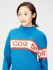 Le Coq Sportif Golf 2022 Washable Golf BL00 Japanese Size S Fall/Winter Model Sweater, Cute, Women's, (Blue),