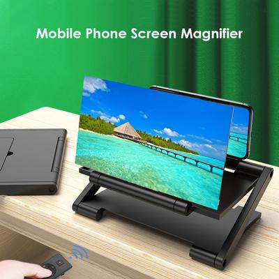 14in 3D Phone Screen Amplifier Folding Mobile Phone Screen Expander Magnifying Glass HD Video Enlarge Magnifier with Phone Stand