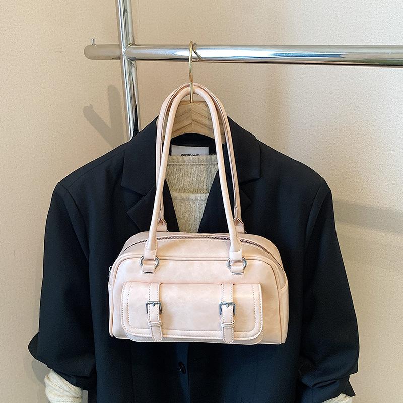 Retro Bag Women's Large Capacity 2025 New Autumn and Winter Casual Shoulder Messenger Bag Popular Commuter Pillow Bag This Year