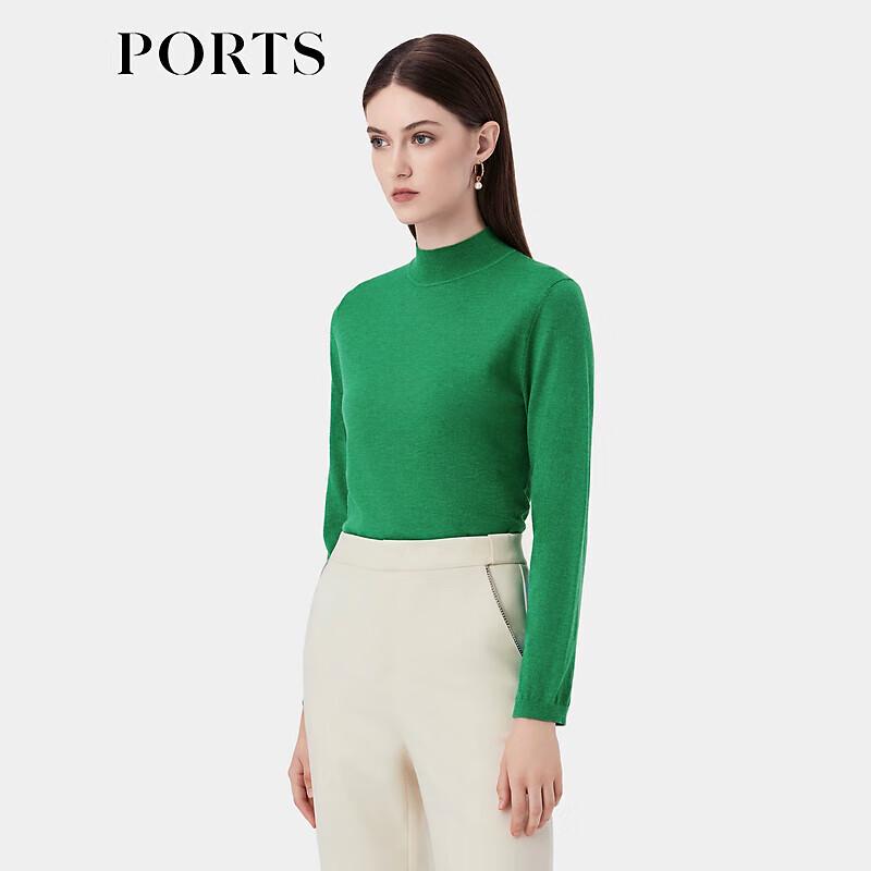 

PORTS Женский однотонный трикотажный свитер с высоким воротом S