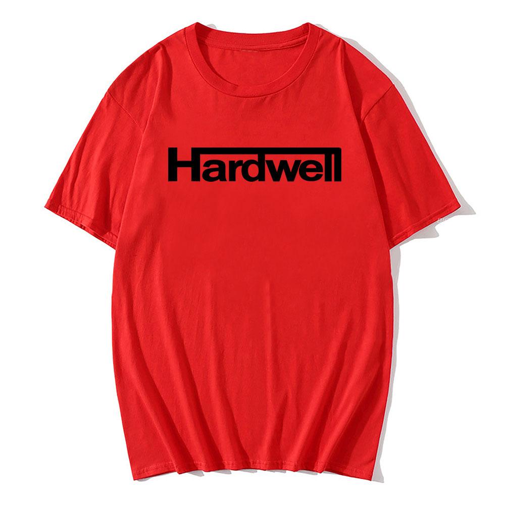 DJ Hardwell Logo Print Tshirt Cotton Short Sleeve Male Tshirts Unisex Hip Hop Streetwear Casual Oneck Men Women T Shirt Tees