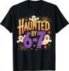 Gejagt von 6-7 Halloween-Geistern und Spinnen Design T-Shirt Unisex T-Shirt