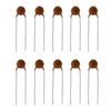 BOJACK 0.1uF 50V Ceramic Disc Capacitors 100nF Low-Voltage High Dielectric Constant Ceramic Capacitor (Pack of 50)