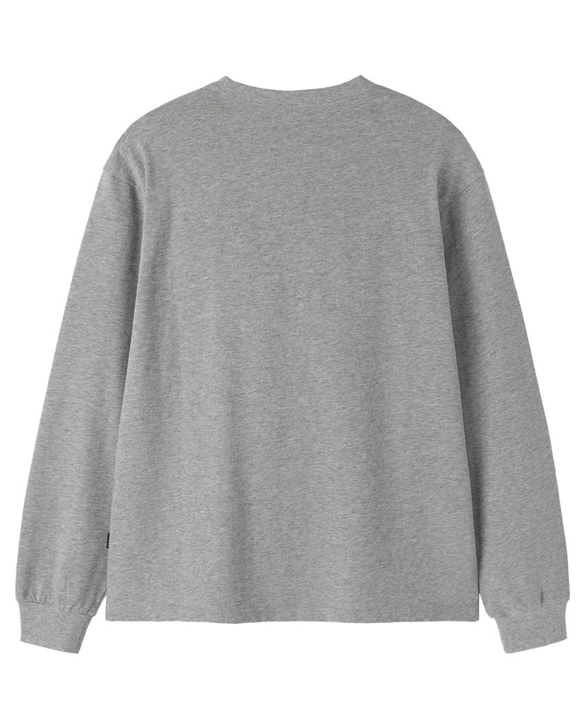 Opeunyadeu(Owai) Logo Patch L/S Tee - Melange