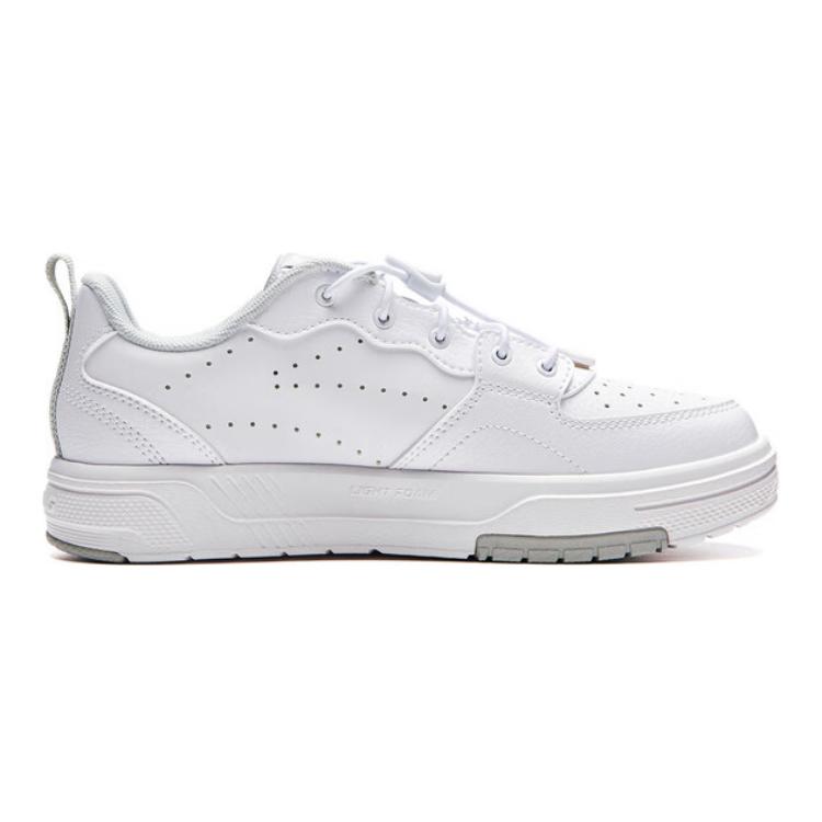 Li Ning Kids Rebound Breathable Casual Shoes Kids Sneakers White Gray YKCU126-13