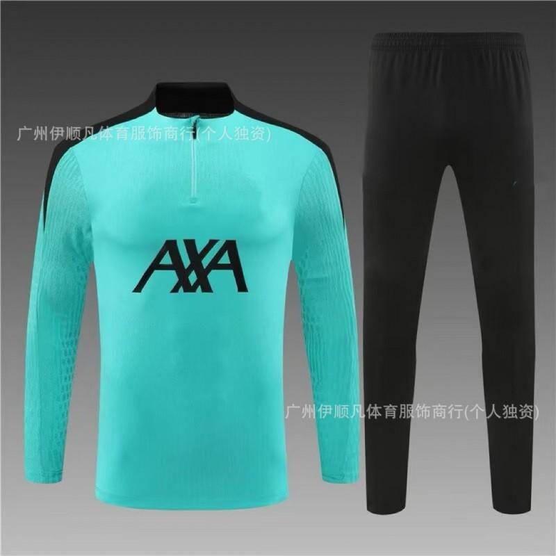 Heren Dames Voetbal Trainingsshirt Halve Rits Opwarmshirt Napoli PSG AC Milan Brazilië Manchester United Fans