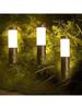 Solar Pathway Lights Outdoor Waterproof-Auto On/Off Solar Garden Lights for Yard Walkway Driveway Patio Lawn&Path-Upgraded Brigh