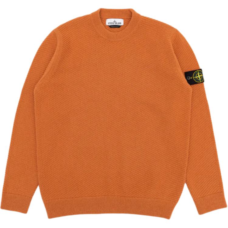 Stone Island Logo Round Neck Loose