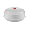 Microwave Steamer Box: 1 or 2 Layers for Dishes and Dumplings
