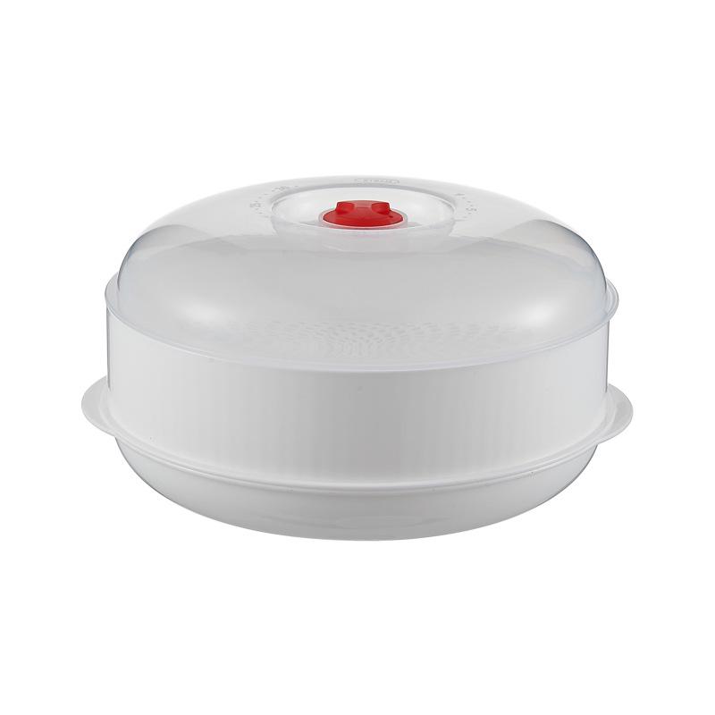 Microwave Steamer Box: 1 or 2 Layers for Dishes and Dumplings