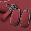 Leather Car Key Case Cover For Subaru Brz Sti Xv Sv Forester Legacy Outback Crosstrek Impreza Wrx Ascent Keychain Accessories