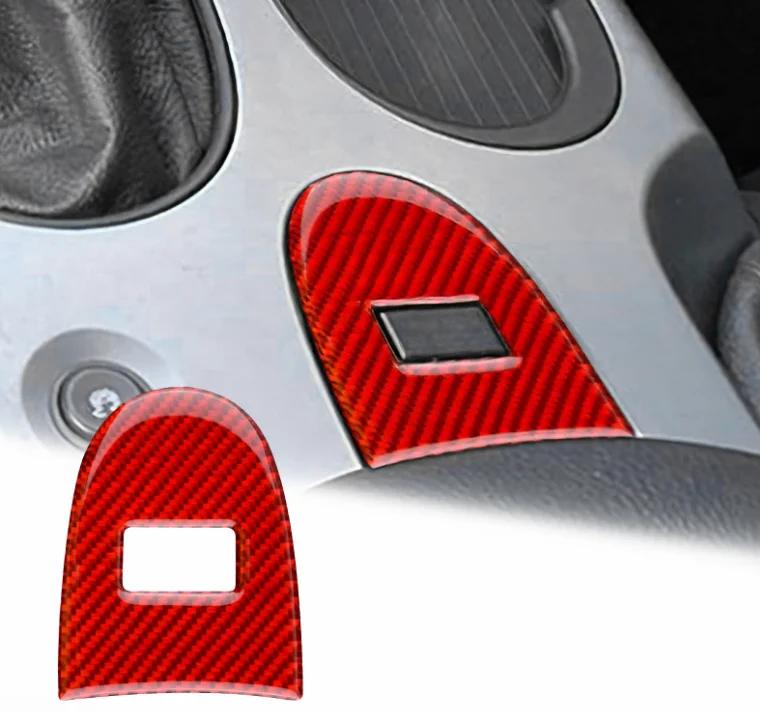 Schaltpanel-Abdeckung Zierleiste für Chevrolet Corvette C6 2005-2007 Innenraumzubehör Carbonfaser-Stil