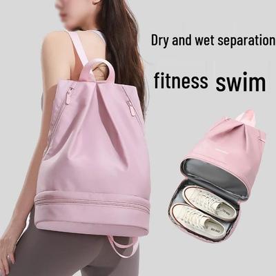 Wet & Dry Women's Waterproof Swim & Fitness Backpack - Portable Beach & Sports Storage Bag