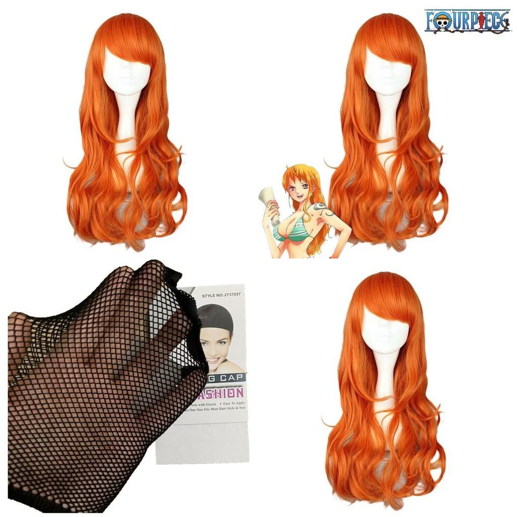 Parrucca Costume Nami di One Piece per Cosplay, Halloween e Altro