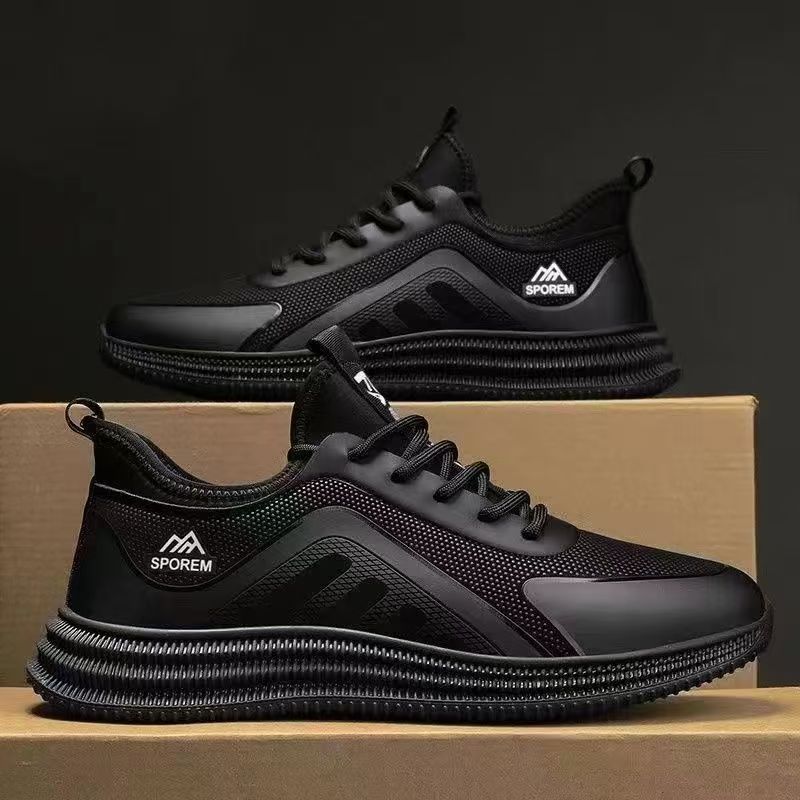 Trend Korean version of Internet celebrities with light men's shoes comfortable atmosphere casual shoes breathable men's sports shoes