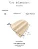 Women's Autumn Winter Cashmere Hat - 100% Pure Cashmere, Solid Watermelon Color, Warm, Large Head Circumference.