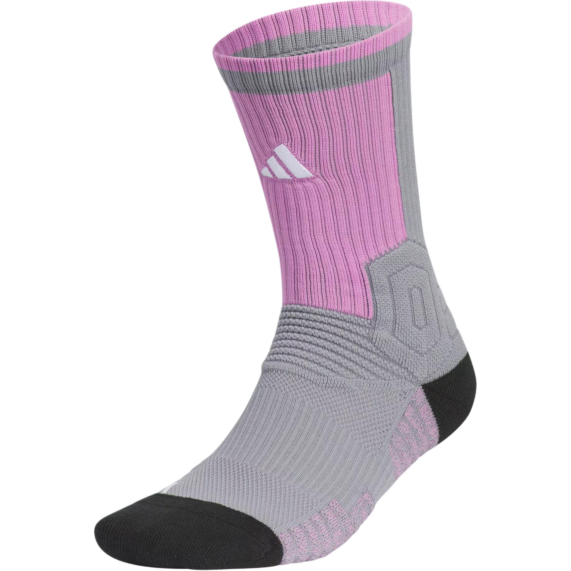 Adidas BASKETBALL CREW SELECT SOCKS Basketball Socks Unisex 1 Pack Light Gray JP0136 L.