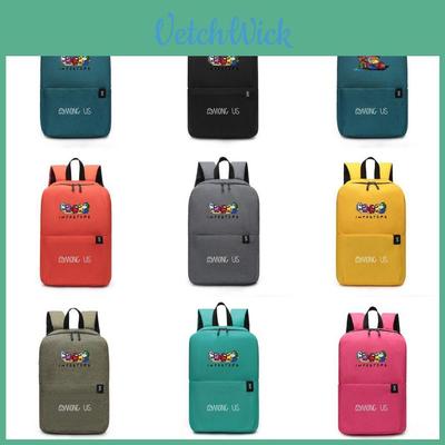 Visor Among Us Backpack Kids Rucksack Crewmate Back To School Bag Impostor Sus