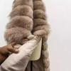 Fur Jacket Women's New Autumn and Winter Clothing Outer Wear Temperament Fashionable Artificial Fur Splicing Imitation Fox Fur Warm Coat