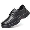Business Leather Shoes Men's Spring New One-pedal Casual Men's Shoes Lightweight Middle-aged Dad Shoes