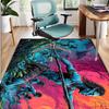 Alfombra con Patrón de Avatar, Felpudo para Interior/Exterior, para Picnic, Sala de Juegos, Dormitorio, Oficina, Sala de Estar, Alfombra Decorativa para el Hogar, Regalo de Cumpleaños