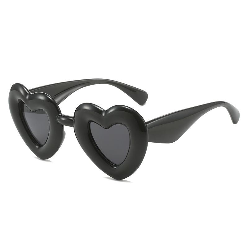 Candy Inflatable Sunglasses Women'S Y2K Trend Heart Sunglasses Love Glasses Women