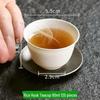 OLOEY Disposable Rice Husk Tea Cups, 60ml