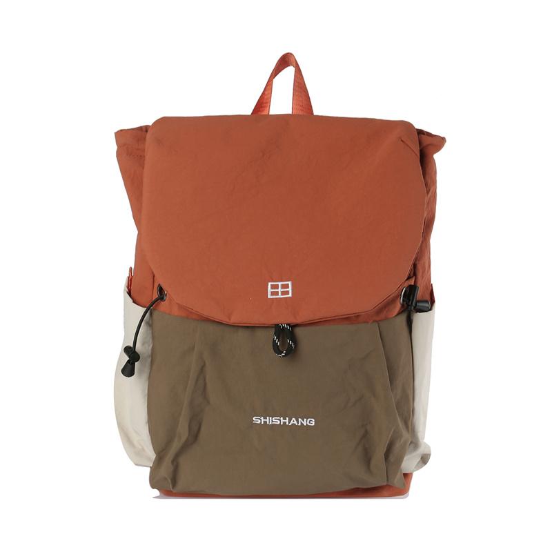 Color Block Schoolbag Women's Backpack Large Capacity Student Backpack