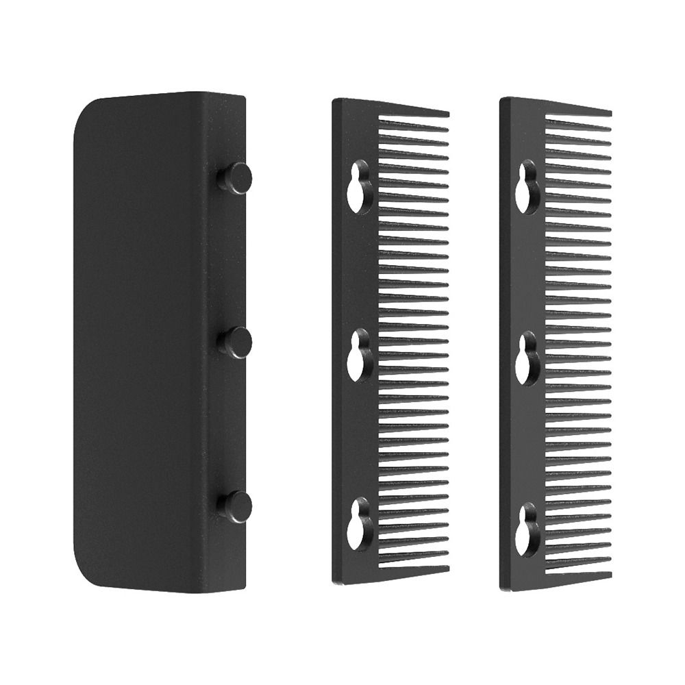 Clip On Flat Iron Comb Attachment Hair Straightening Nimble Comb Grip Comb  Barber