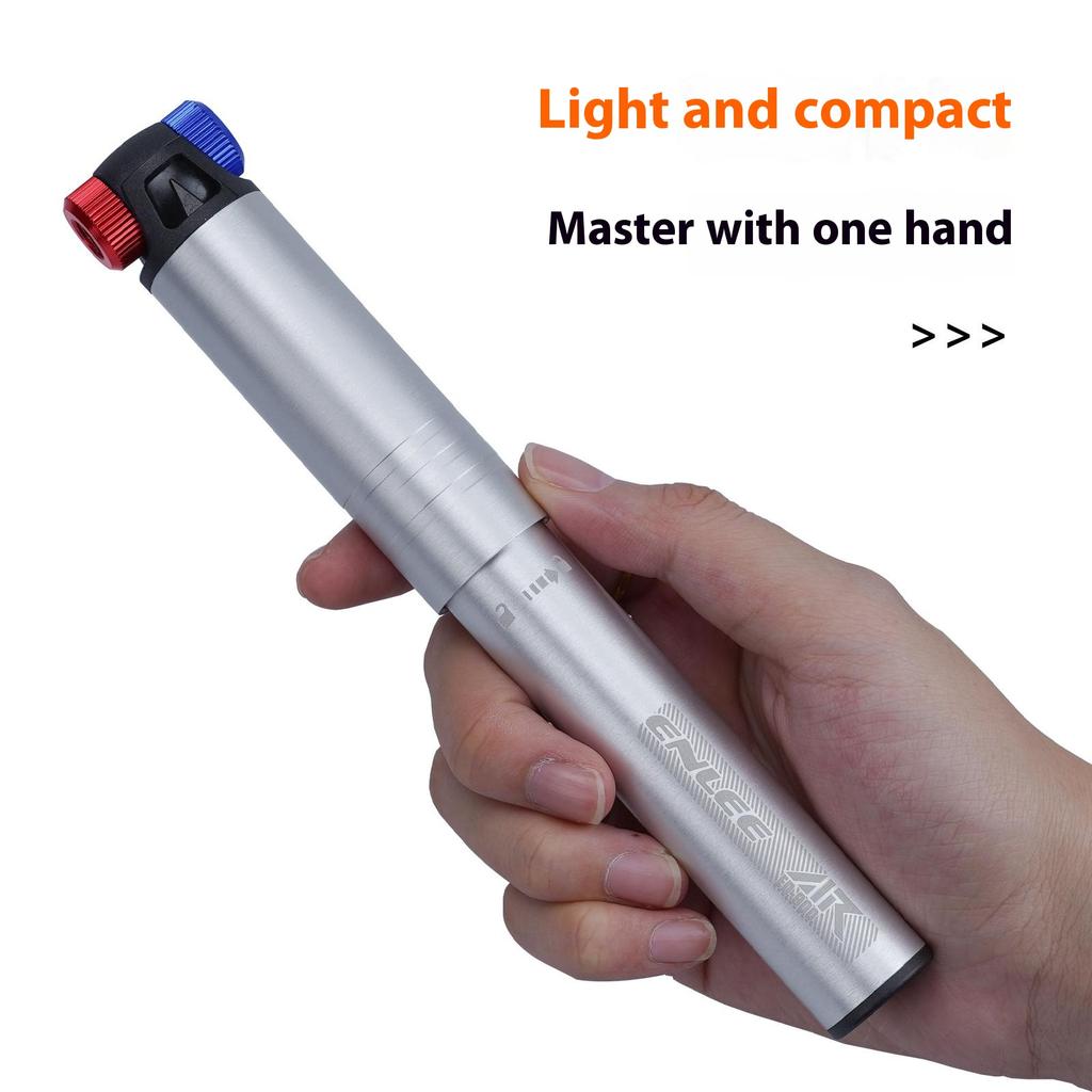 ENLEE ED-900 Portable Bicycle Tire Pump Mini Aluminum Alloy Bike Air Inflator