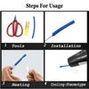 127-750Pcs Heat Shrink Sleeving Tube Assortment Kit Shrinkage Sheath Connection Wire Wrap Cable Waterproof Electrical Insulation