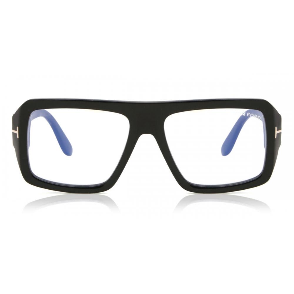 

Tom Ford Ft5903 B Blue Light Block 001 Men Eyeglasses Shiny Black/54