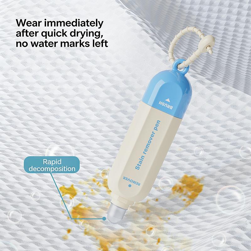 Portable Stain Remover Pen Double Ended Cleaning Brush Quick Action for Clothing Jeans Uniforms Home and Journey