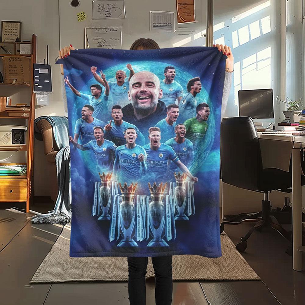 Brave MCFC Warriors Blanket, High quality Comfortable for All Seasons, Home Decor, Warmth and Comfort