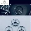 C200 E200 Nowy 2025 Dla Mercedes Benz ABS 3D Gwiazda Logo Puste Odznaka Naklejka Środek Kierownicy Samochodu Emblemat Dla Mercedes Benz AM