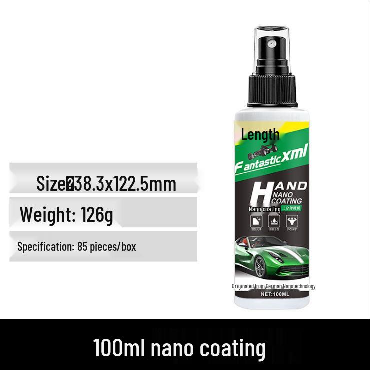 

Популярный в Douyin Кристальный Нано Спрей для Покрытия Автомобиля - Водоотталкивающее и Полирующее Средство