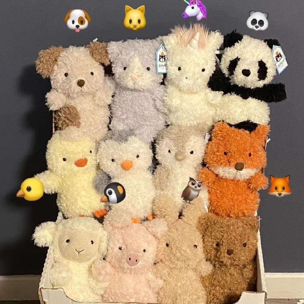 Mini Plush Animal Dolls - Cute Claw Machine Toys for Kids